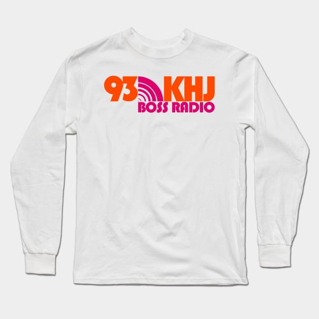 93 KHJ BOSS RADIO Long Sleeve T-Shirt by Scum & Villainy